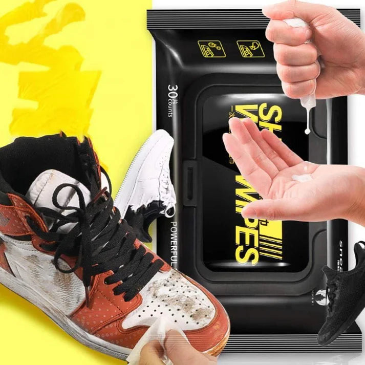 WipeKicks Sneaker & Shoe Cleaner Wipes - 1 Pack of 80