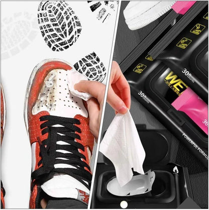 WipeKicks Sneaker & Shoe Cleaner Wipes - 1 Pack of 80